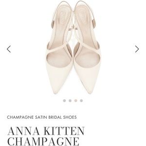 Emmy London bridal heels NWT